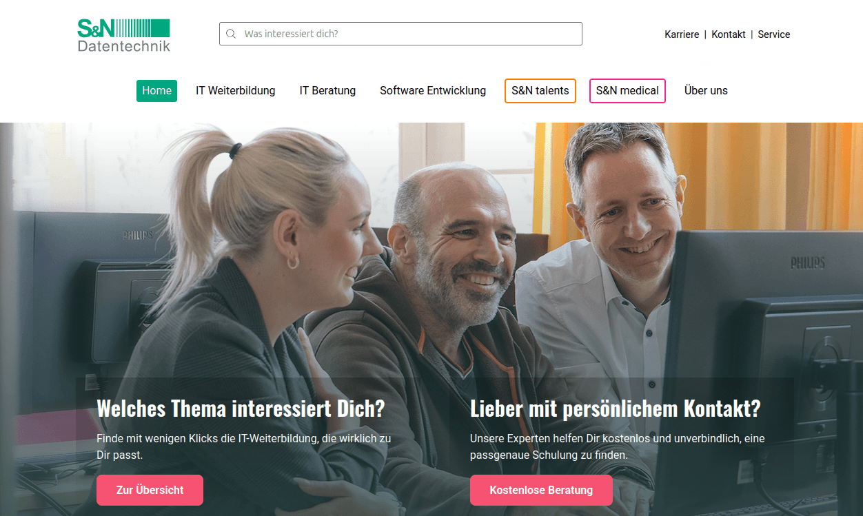 Screenshot sundat.de